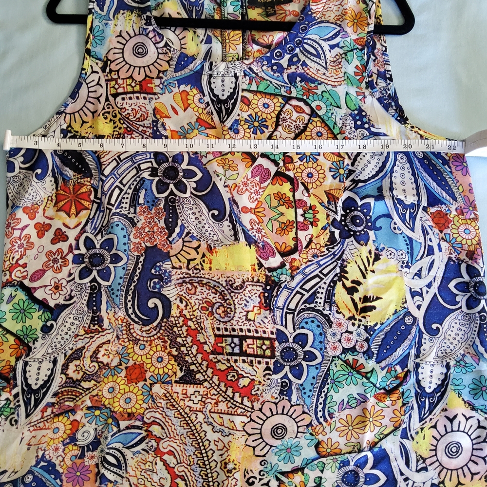 Melissa Paige Multicolor Paisley Blouse - Picture 3 of 10